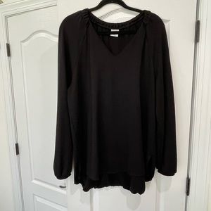 CAbi Black Long Sleeve Top